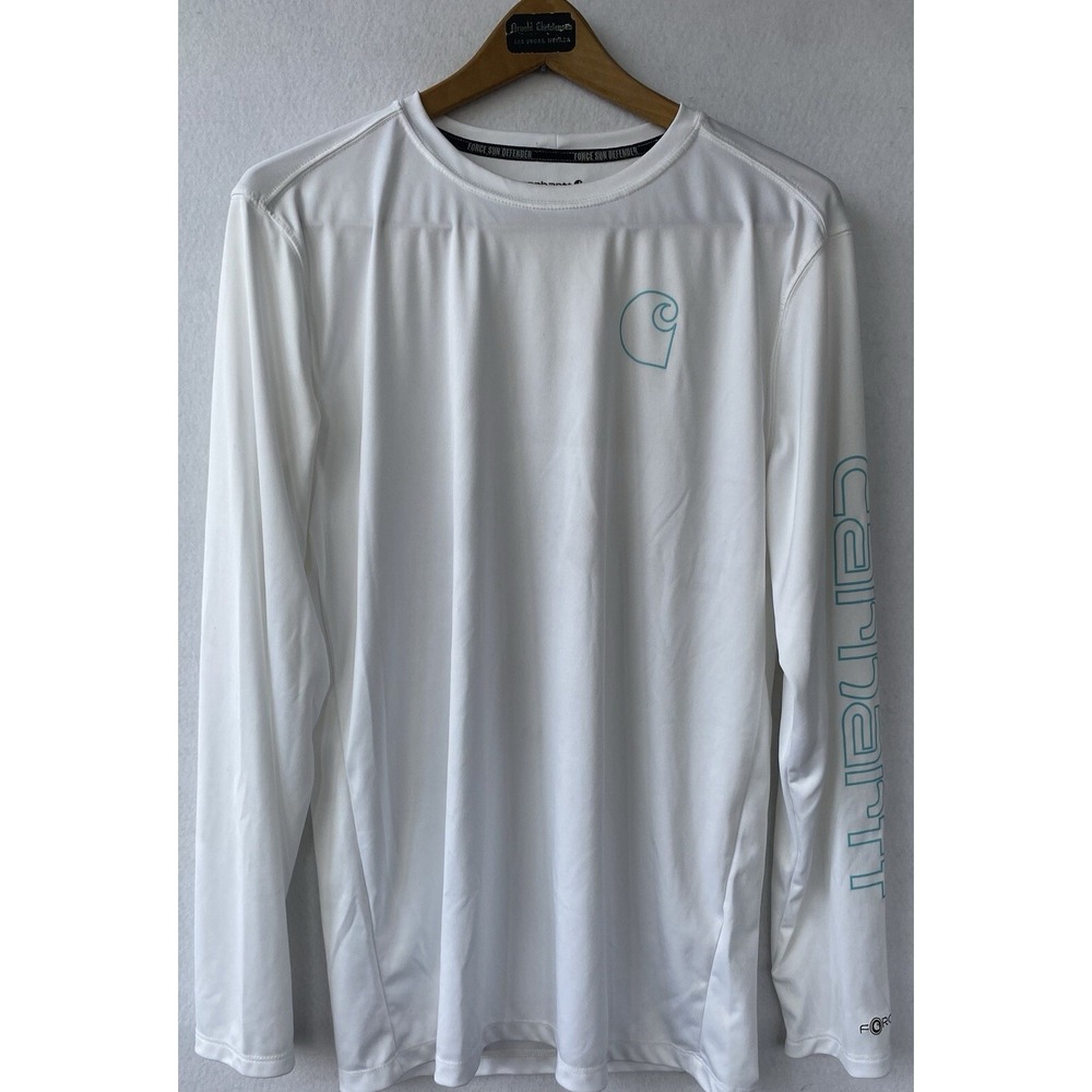 Carhartt White Athletic Long Sleeve Mens Medium